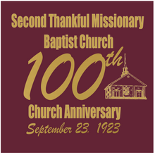 Load image into Gallery viewer, Second Thankful Missionary Baptist Church 100th Anniversary
